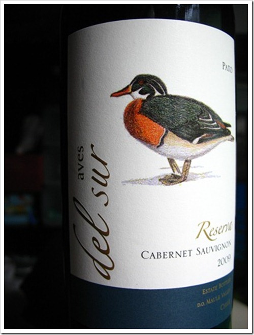 del sur CABERNET SAUVIGNON Reserva 2009