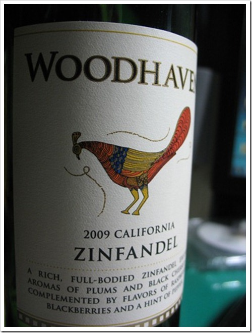 WOODHAVEN ZINFANDEL 2009