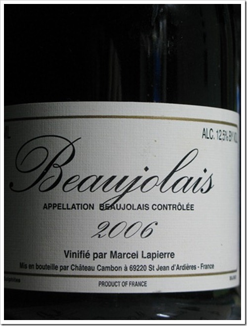 Ch.Cambon Beaujolais 2006 [Marsel Lapierre]
