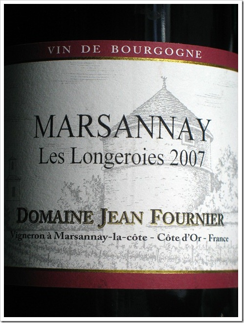 MARSANNAY Les longeroies 2007 