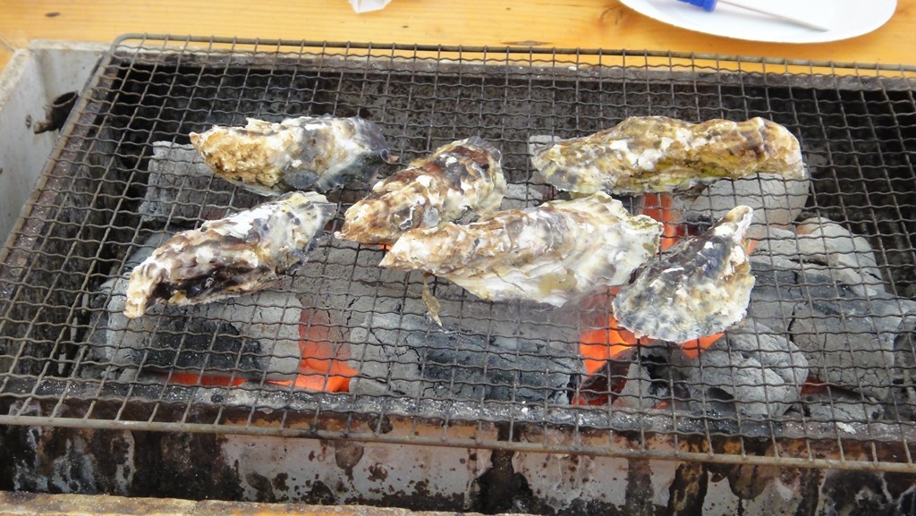 焼き牡蠣