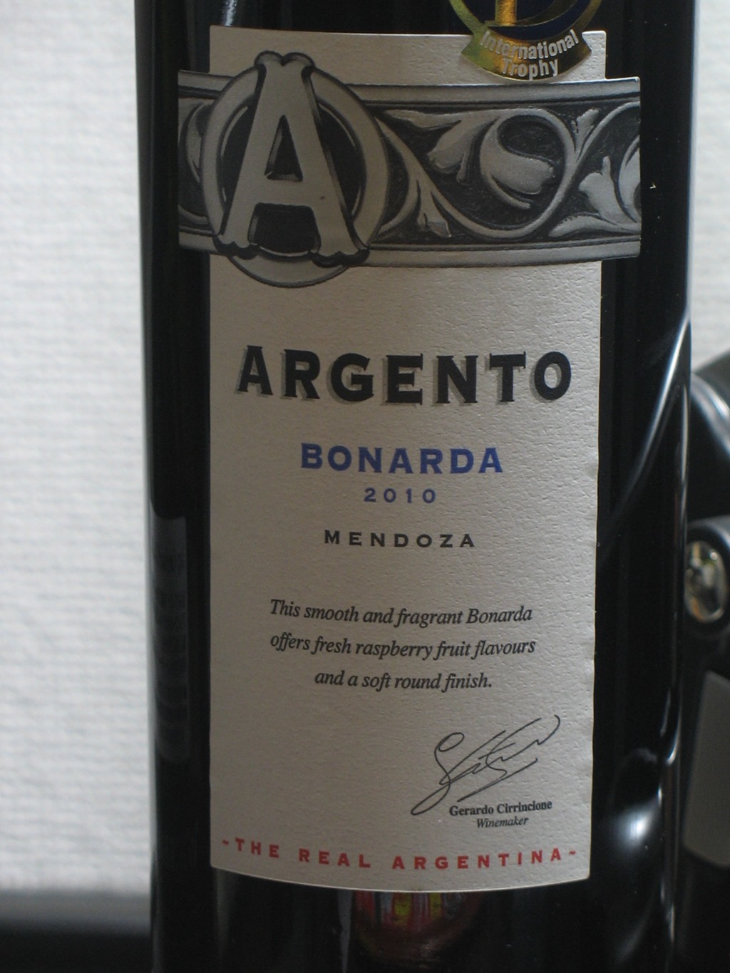 アルジェント ボナルダ 2010 MENDOZA