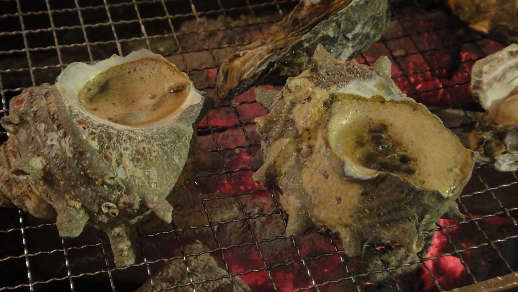 焼きサザエ